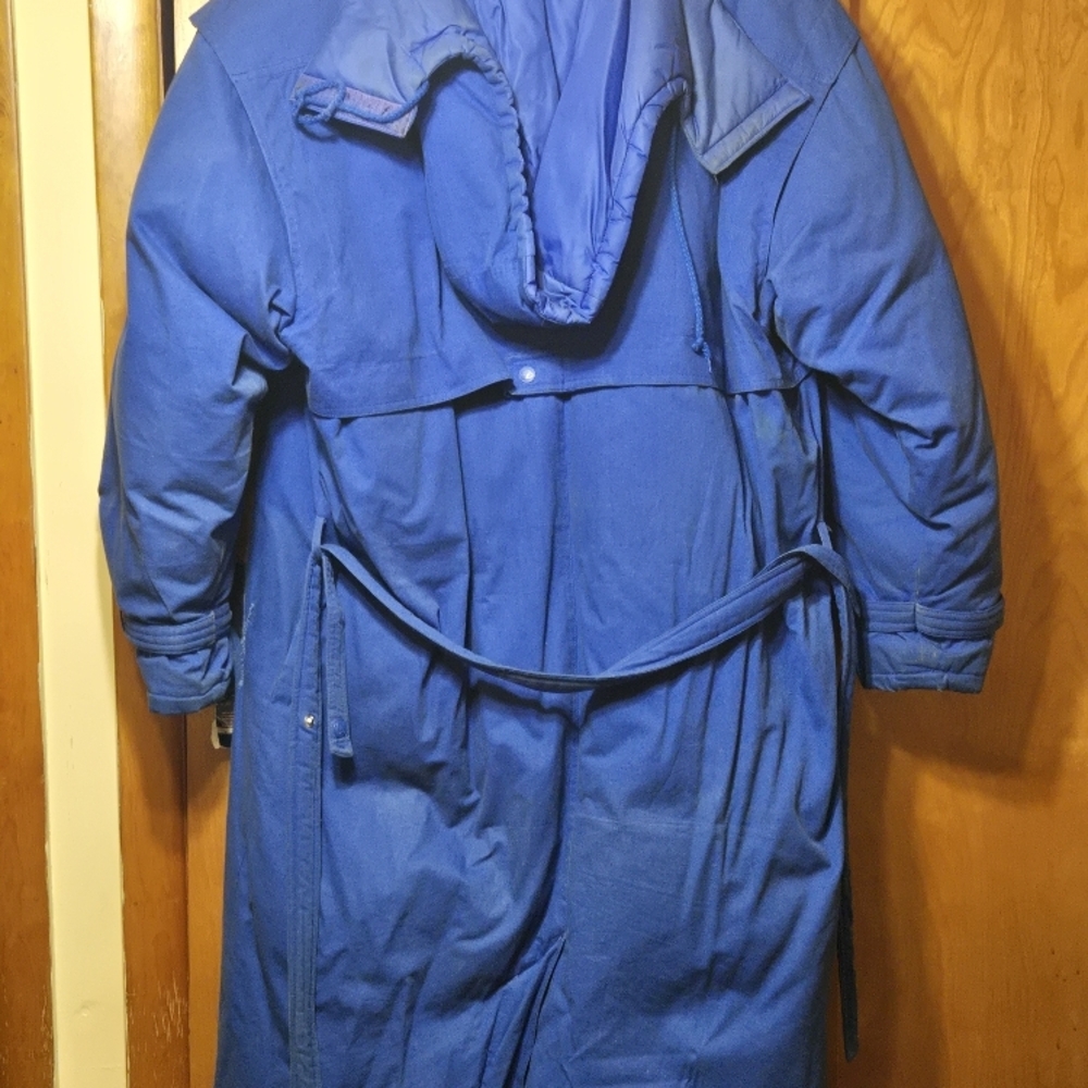 Men's Blue Hooded Jacket